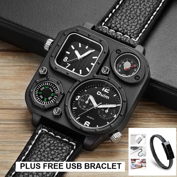 OULM lEATHER WATCH